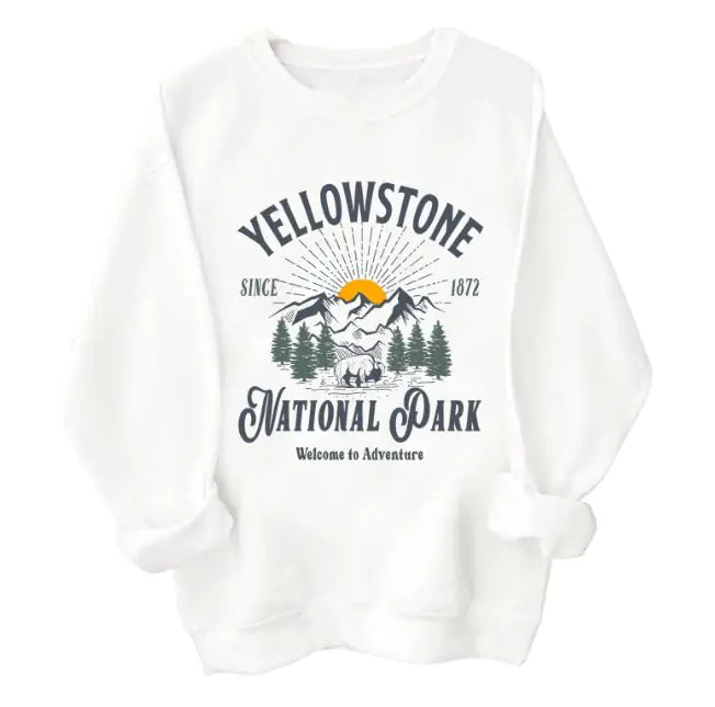 K Round Neck Loose Sweat Shirt