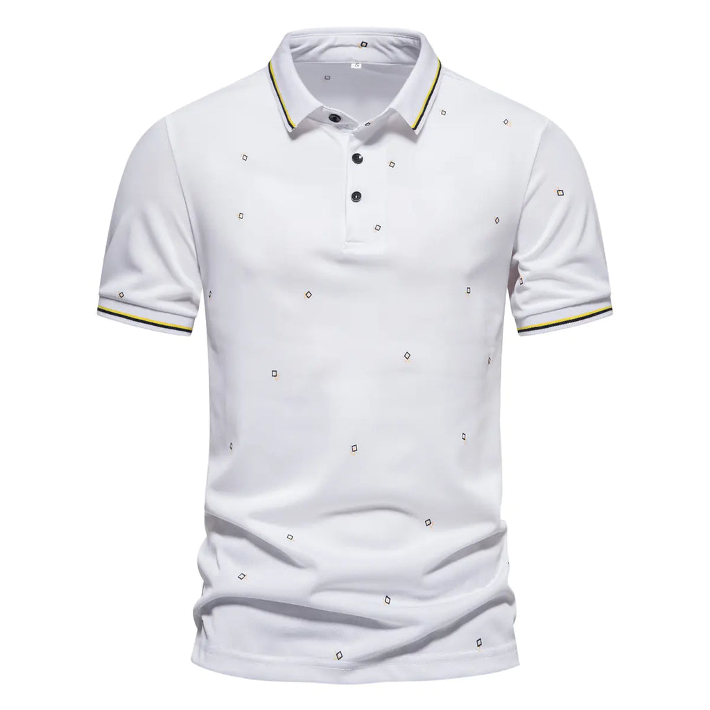 Men's Short Sleeve Polo Shirt - Summer Business Style