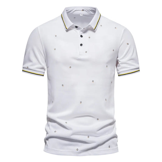 Men's Short Sleeve Polo Shirt - Summer Business Style 2023