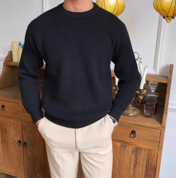 Men's Half Turtleneck Knit Sweater
