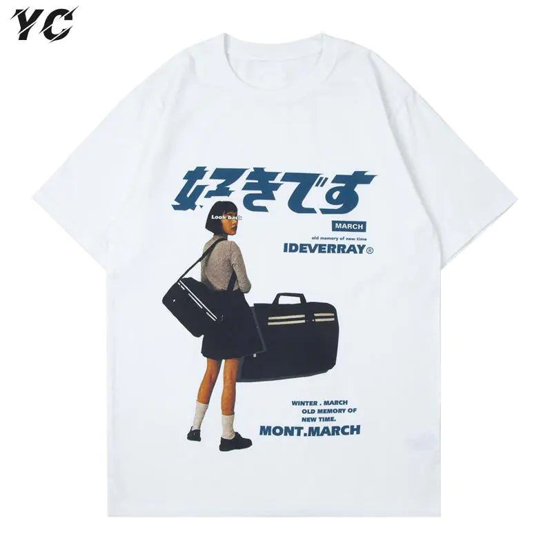 Harajuku Hip Hop Cotton Men's T-Shirt