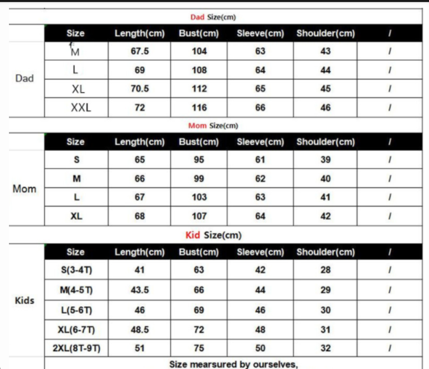 Christmas Family Matching Long Sleeve Sweatshirts