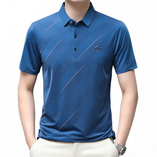 Men's Summer Short Sleeve Polo Shirt - Breathable Fashion