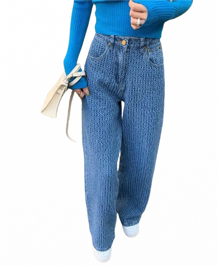 High-Waist Straight-Leg Jeans for Women