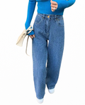 High-Waist Straight-Leg Jeans for Women