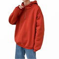 Men's Hooded Fleece Sweatshirt with Zipper - Autumn/Winter