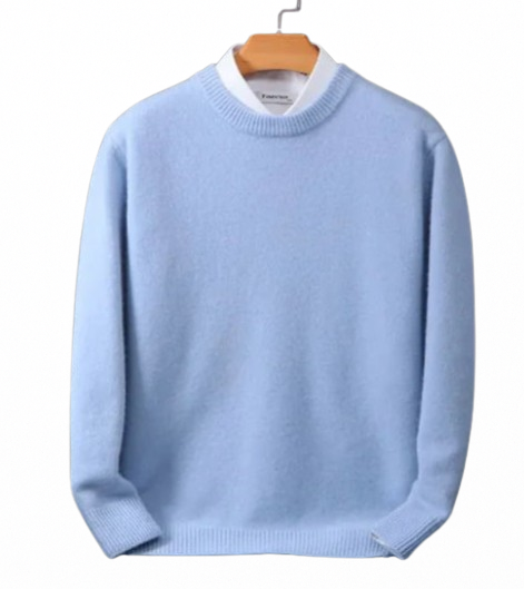 Oversized Round Neck Knit Sweater