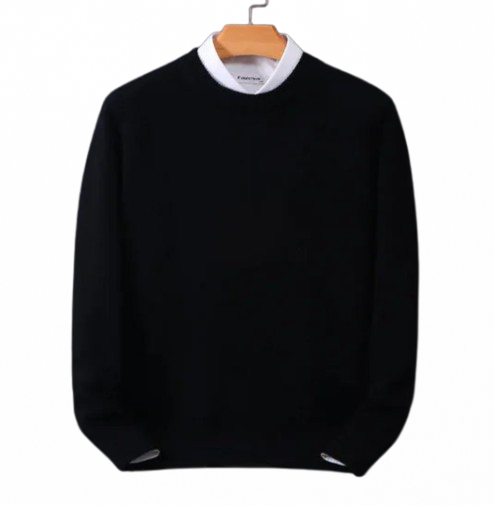 Oversized Round Neck Knit Sweater