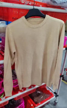 Oversized Round Neck Knit Sweater