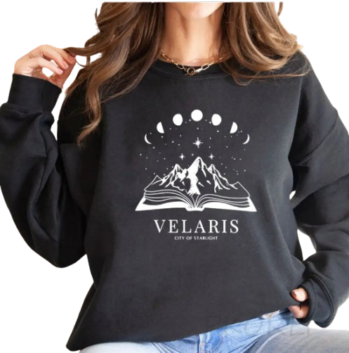 3D Printed Crew Neck Sweatshirt with Letter Pattern