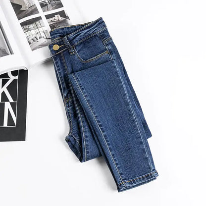 Korean Style High Waist Jeans for Women