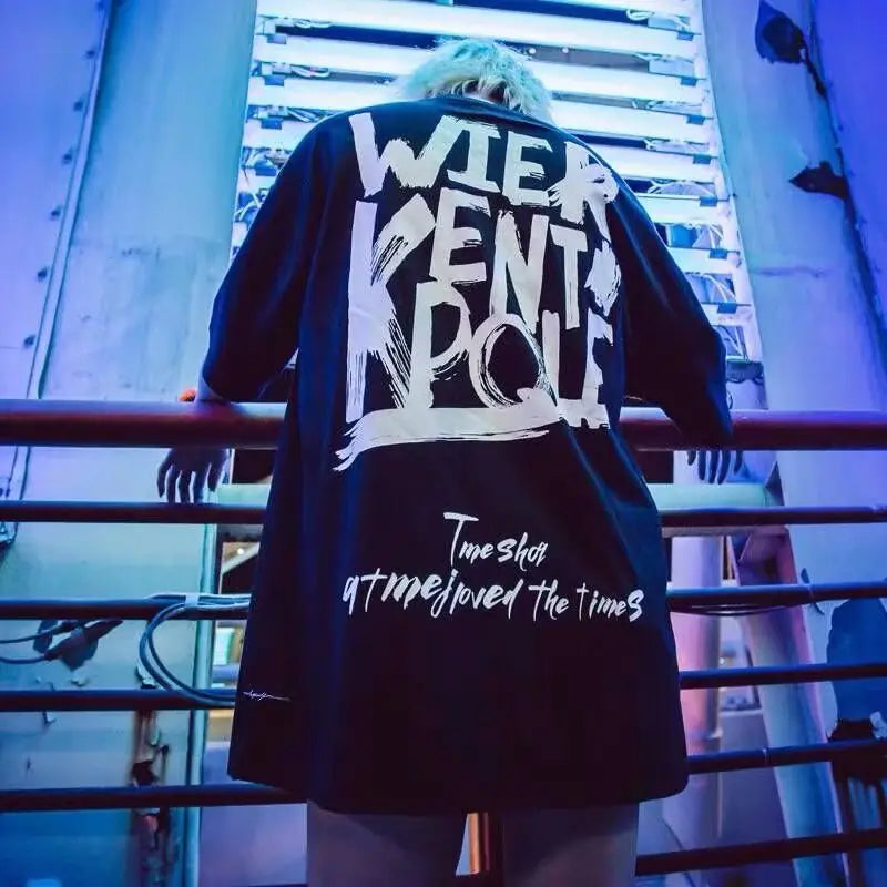 Harajuku Style Men's Short Sleeve T-Shirt (Hip Hop)