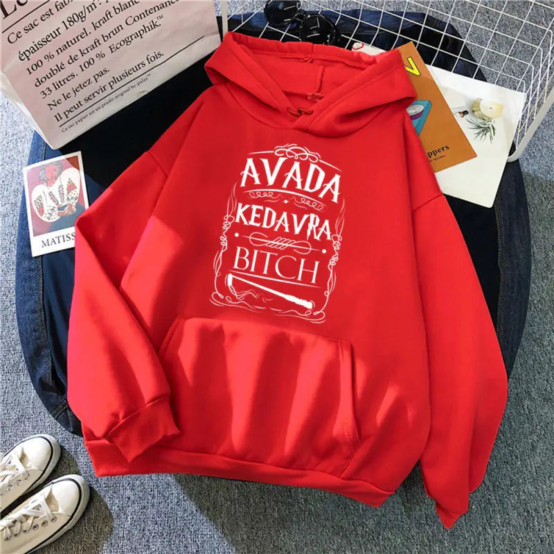 Oversized Printed Women’s Sweatshirt for Autumn