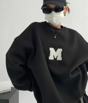 Casual Women's Loose Round Neck Pullover Sweater