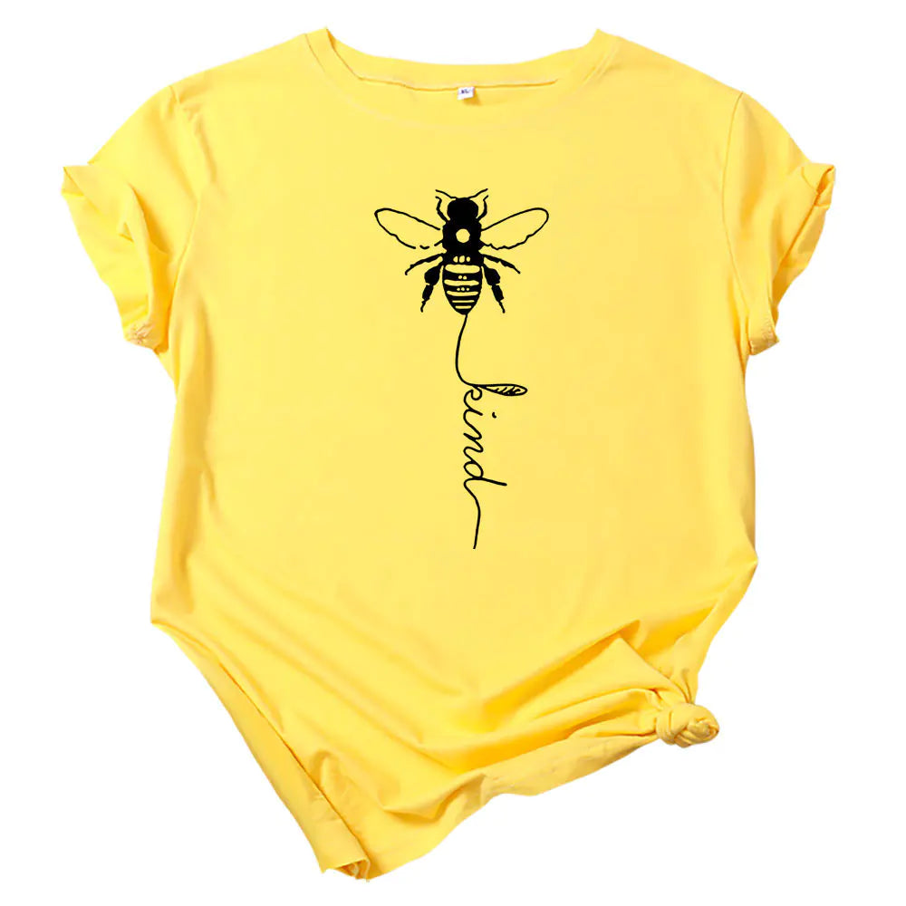 Be Kind Bee Short Sleeve T-Shirt for Women
