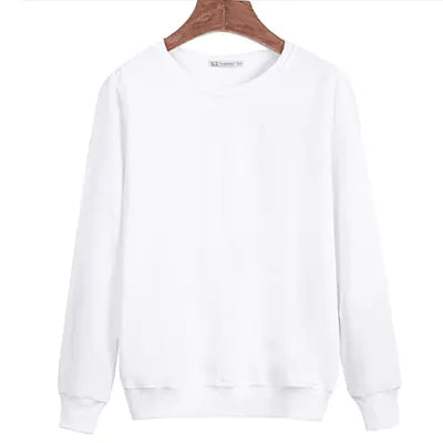 Thickened Fleece Crew Neck Custom Long Sleeve Sweatshirt