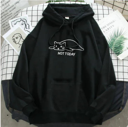 Loose Women's Hooded Sweater for Spring and Autumn