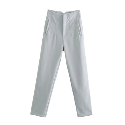 Basic Pleated Formal Pants for Women