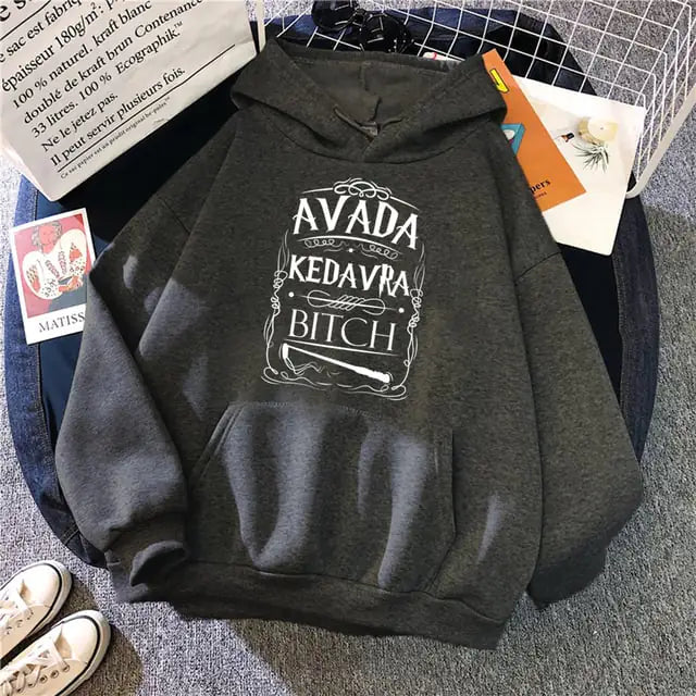 Oversized Printed Women’s Sweatshirt for Autumn