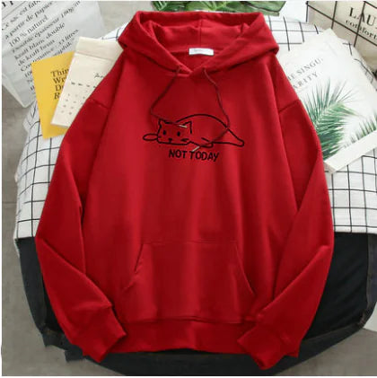 Loose Women's Hooded Sweater for Spring and Autumn