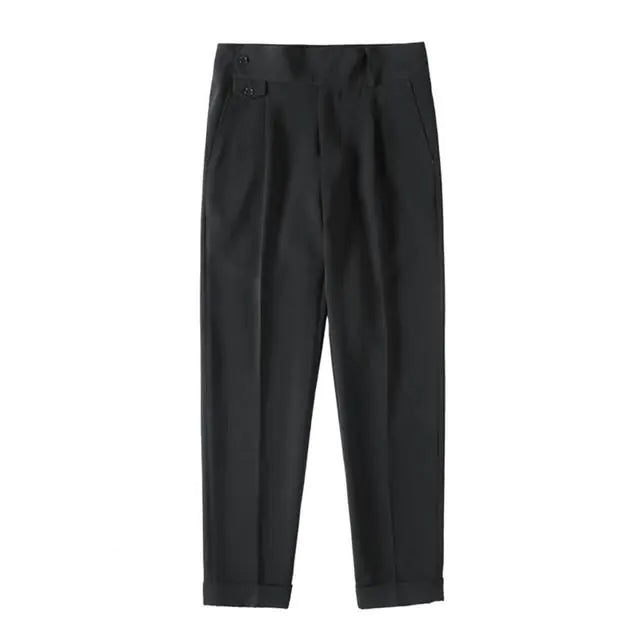 Trendy High Waist Washable Business Suit Pants