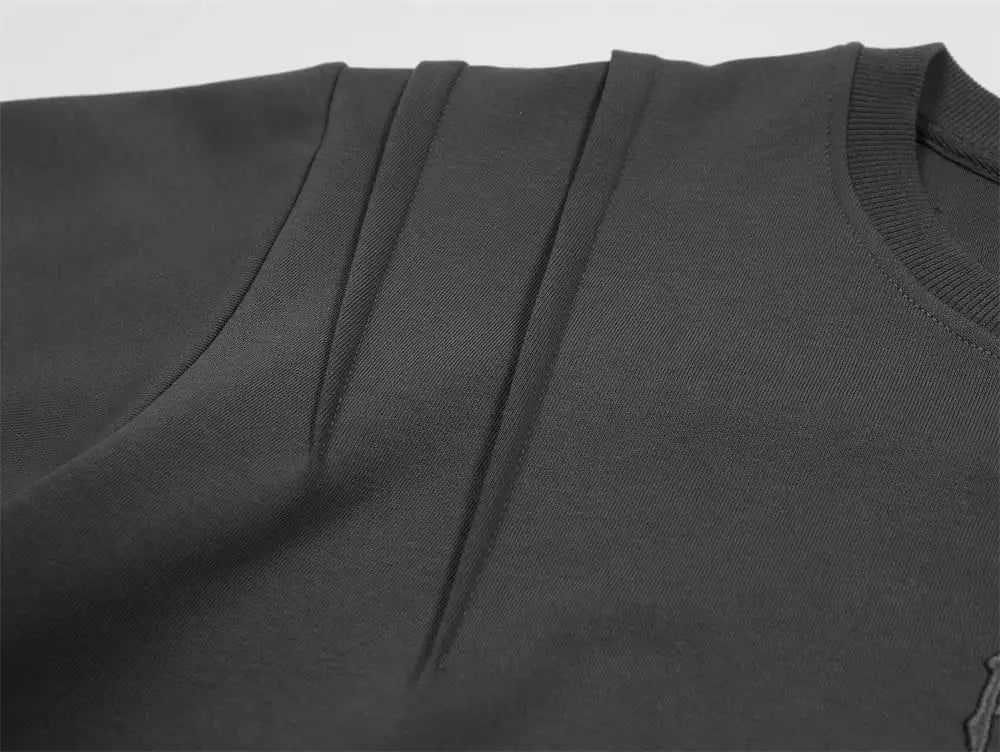 Fashion Solid Color Loose Sweater Men