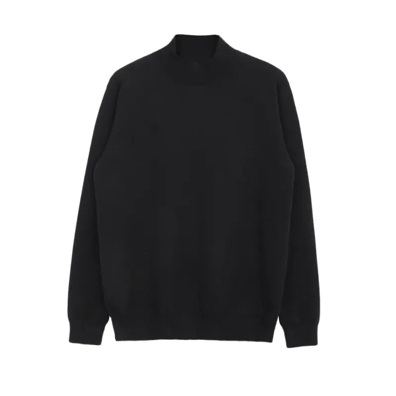Korean Men's Thick Knit Half Turtleneck Sweater