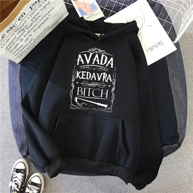 Oversized Printed Women’s Sweatshirt for Autumn