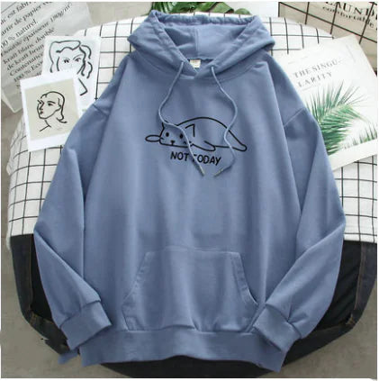 Loose Women's Hooded Sweater for Spring and Autumn