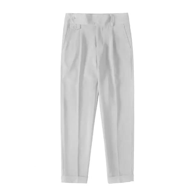 Trendy High Waist Washable Business Suit Pants