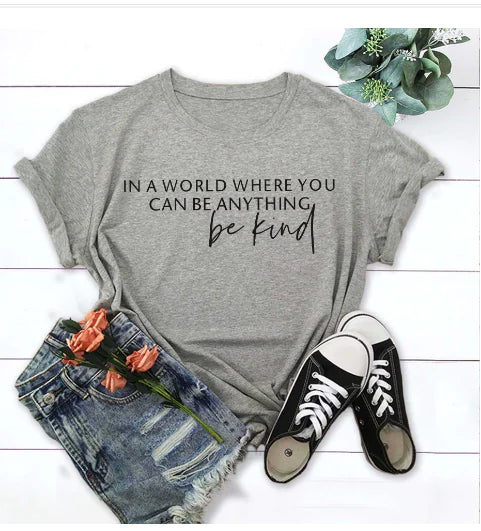 "Women’s BE KIND Graphic Short Sleeve T-Shirt"