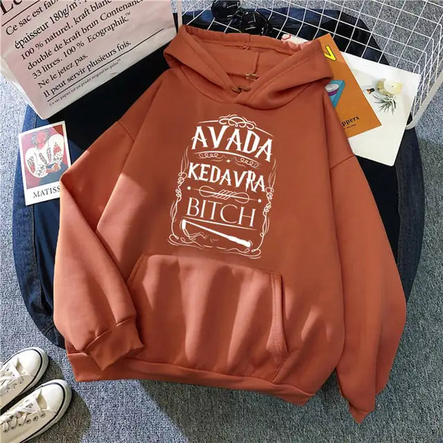 Oversized Printed Women’s Sweatshirt for Autumn