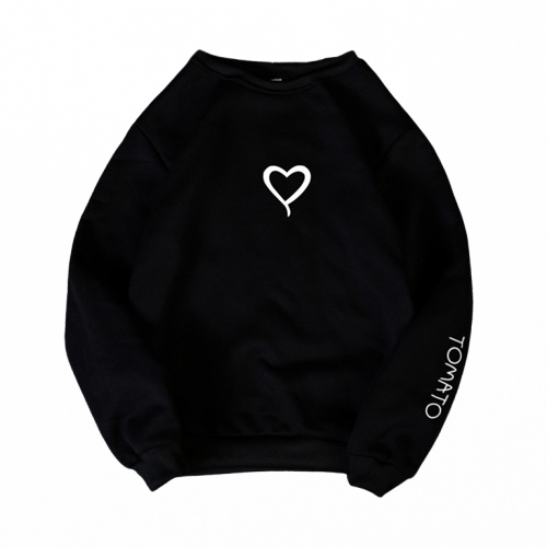 Letter Crew Neck Long Sleeve Sweatshirt