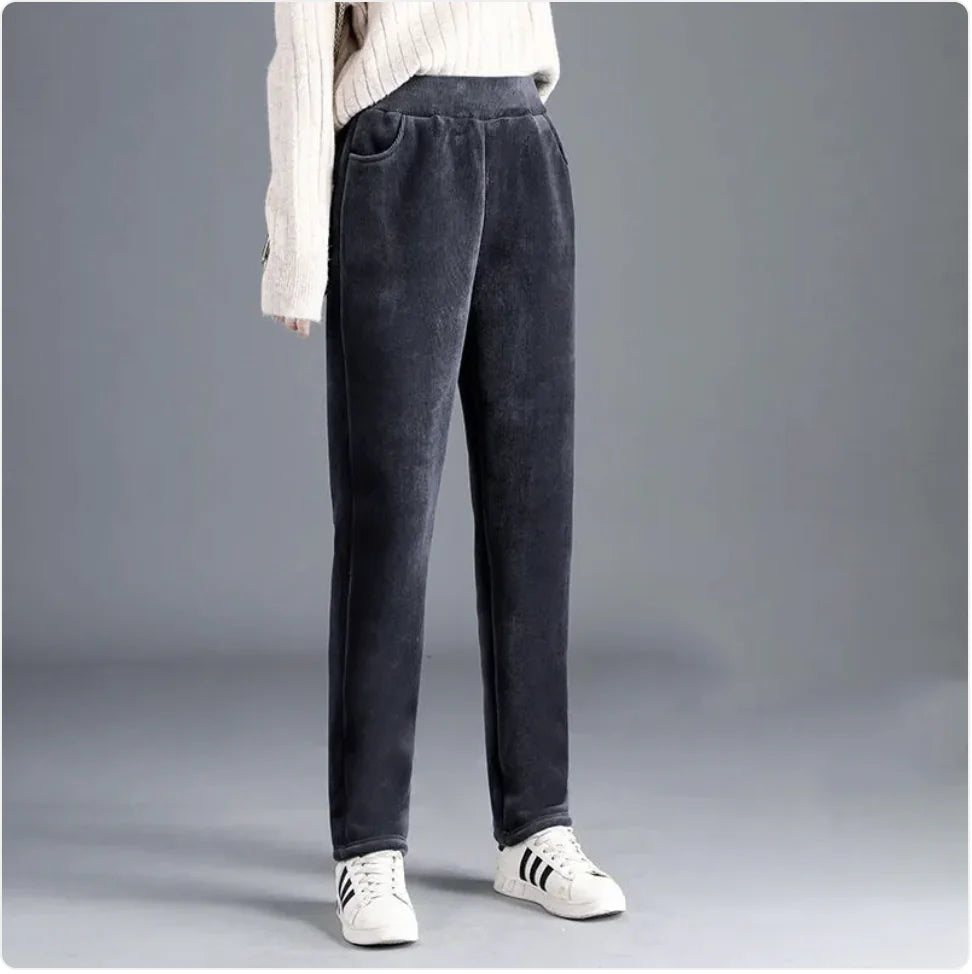 Women's Loose Fit Corduroy Tapered Pants