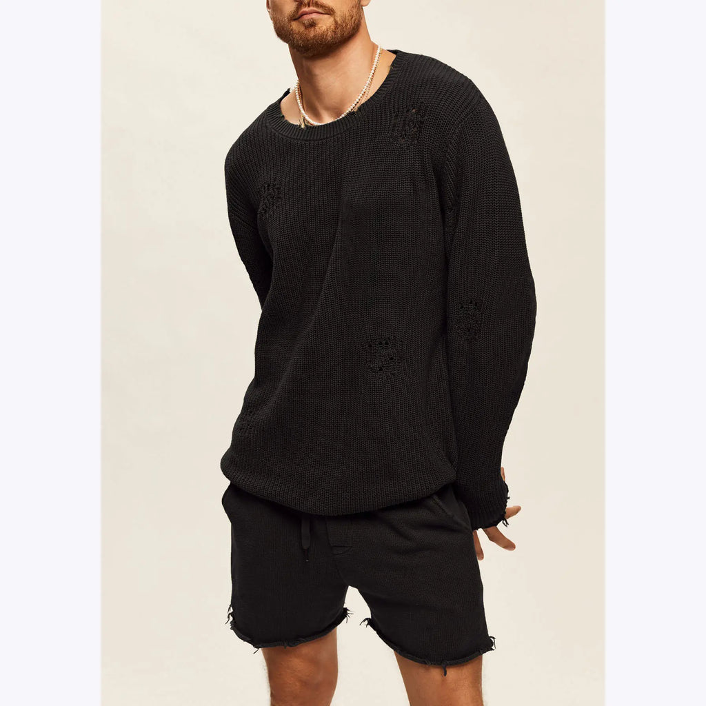 Men's Round Neck Knit Sweater