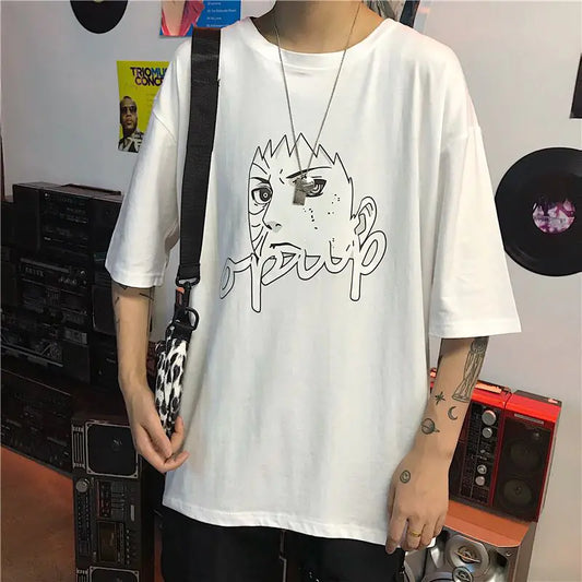 Summer Couple Graphic T-Shirts for Students (Plus Size)