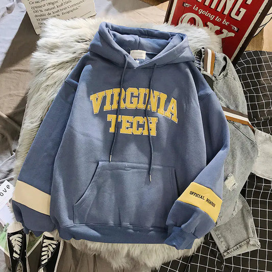 Plus Size Fleece Hooded Sweater for Women