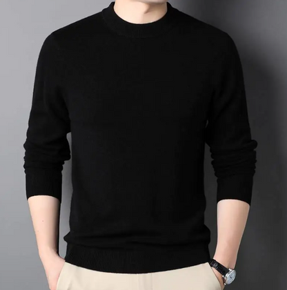 Men's High Neck Thickened Pure Cashmere Sweater