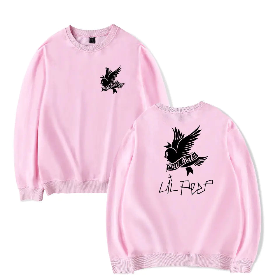 Lil Peep Crew Neck Sweatshirt for Men (Fall/Winter)