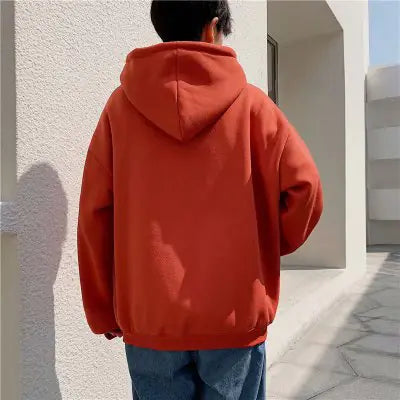 Men's Hooded Fleece Sweatshirt with Zipper - Autumn/Winter