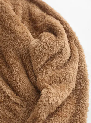 Cozy Ear-Hooded Fleece Sweatshirt – Ultra-Warm Winter Wear