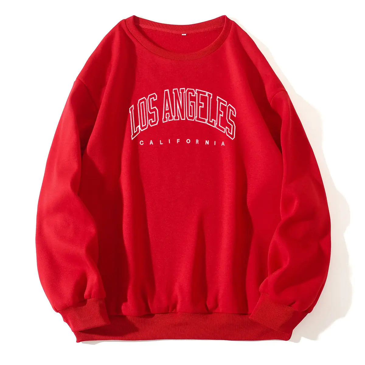 Letter Print Crew Neck Sweatshirt