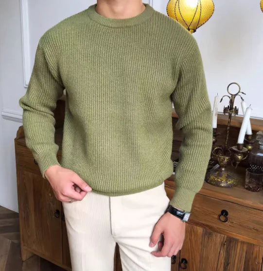 Men's Half Turtleneck Knit Sweater