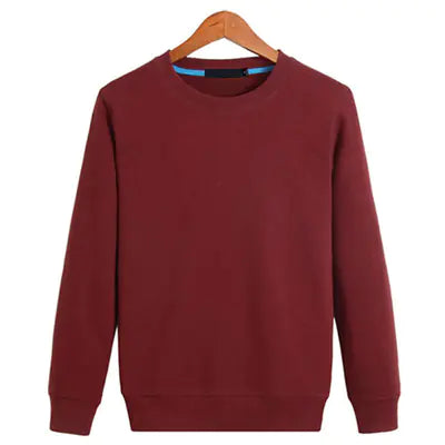 Thickened Fleece Crew Neck Custom Long Sleeve Sweatshirt