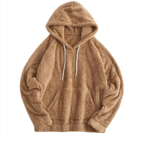 Cozy Ear-Hooded Fleece Sweatshirt – Ultra-Warm Winter Wear