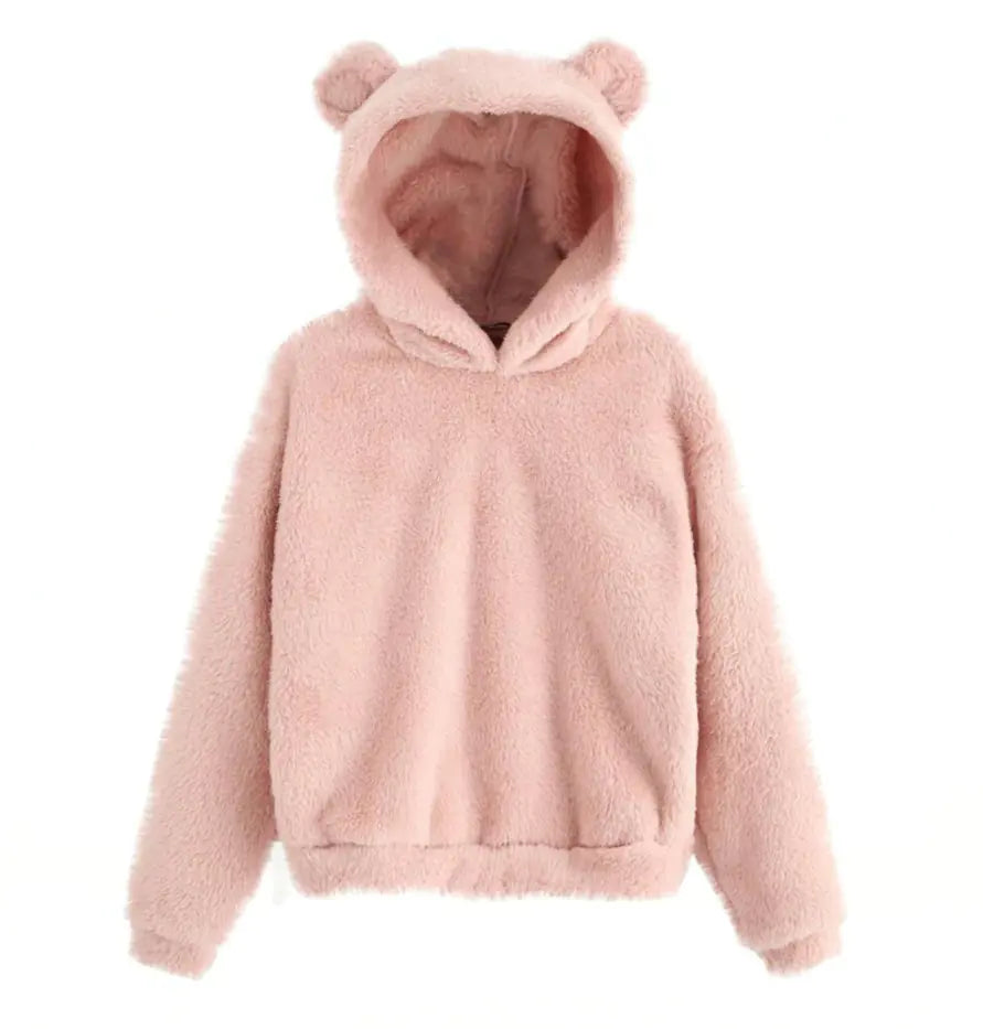 Warm Hoodie with Bunny Ears for Fall/Winter