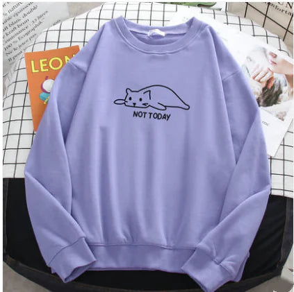 Loose Women's Hooded Sweater for Spring and Autumn