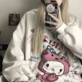 Cool Tie Dye Harajuku Hoodie for Women - Gothic Style