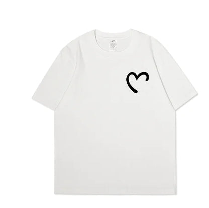 Personalized White Couple T-Shirts for Students 2020