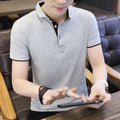 Men's Casual Short Sleeve Polo Shirt - Fashionable & Breathable